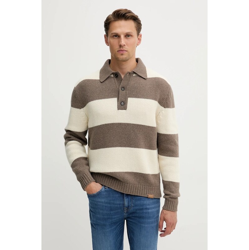 Vlnený sveter Paul&Shark Knitwear 64722695