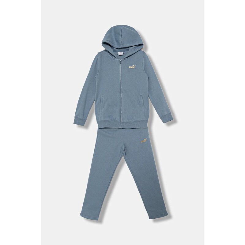 Detská tepláková súprava Puma Metallic Hooded Sweat Suit FL G 64722350