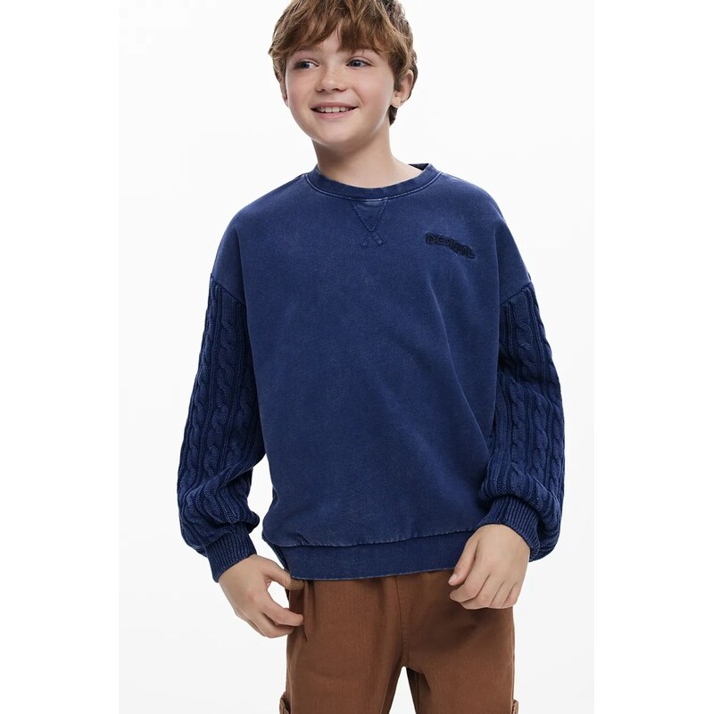 Detská bavlnená mikina Desigual 64726927