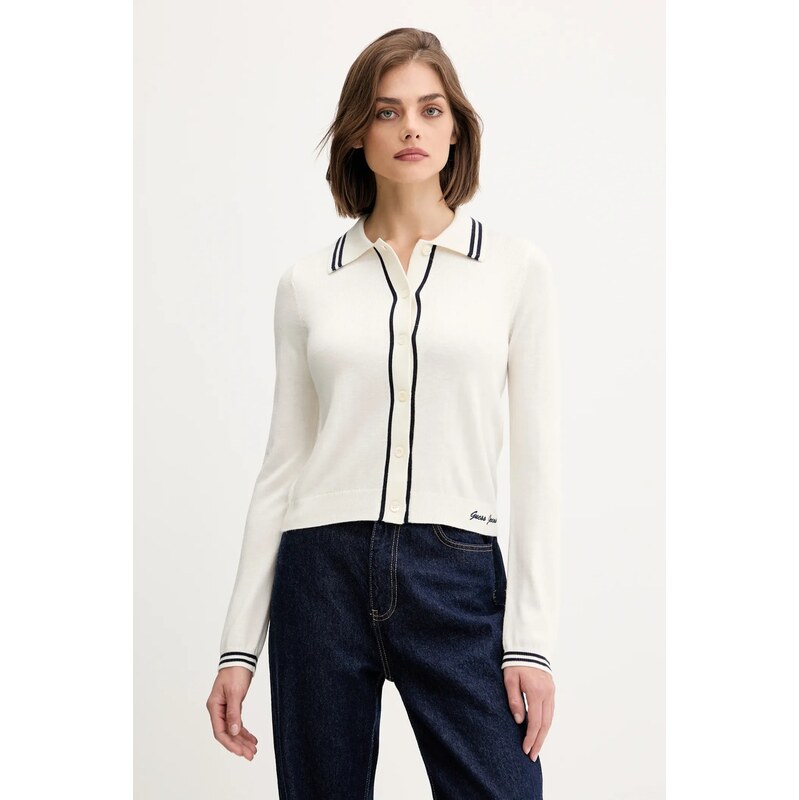 Kardigán s prímesou vlny Guess Jeans 64726945