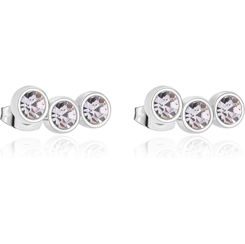 SAgapõ Pozdĺžne oceľové náušnice pre ženy Luce SCE29 66590441