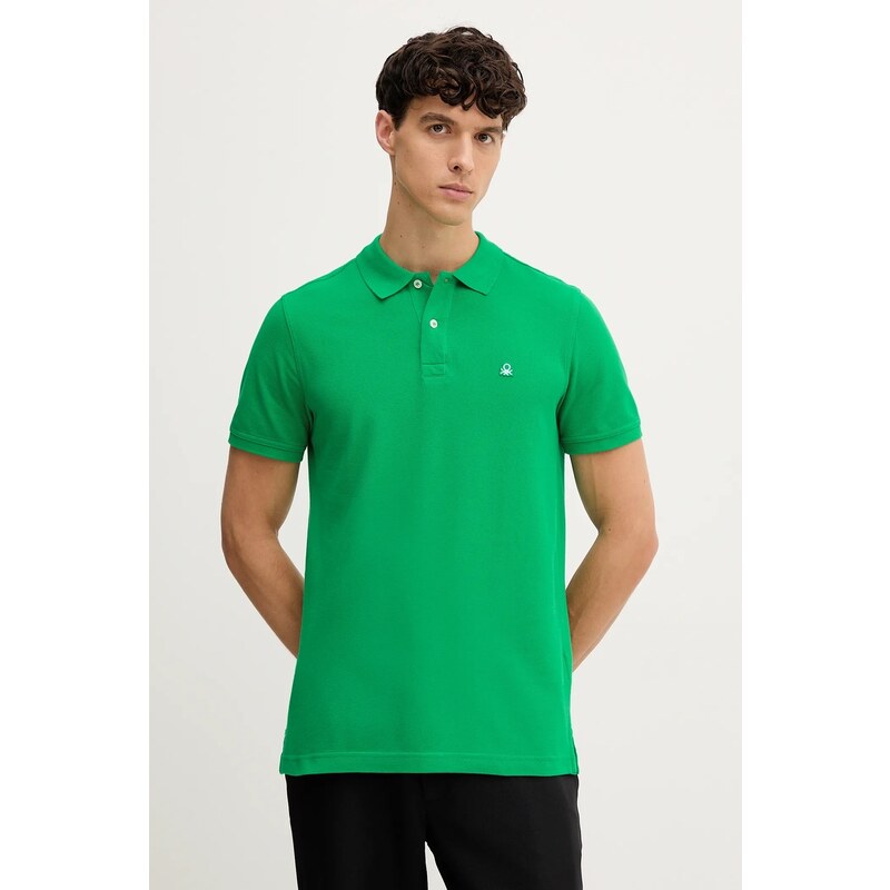 Bavlnené polo tričko United Colors of Benetton 64590511