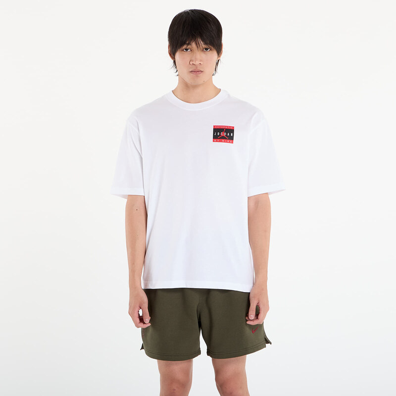 Tričko Jordan Brand Mens T-Shirt White/ University Red XL 64727057