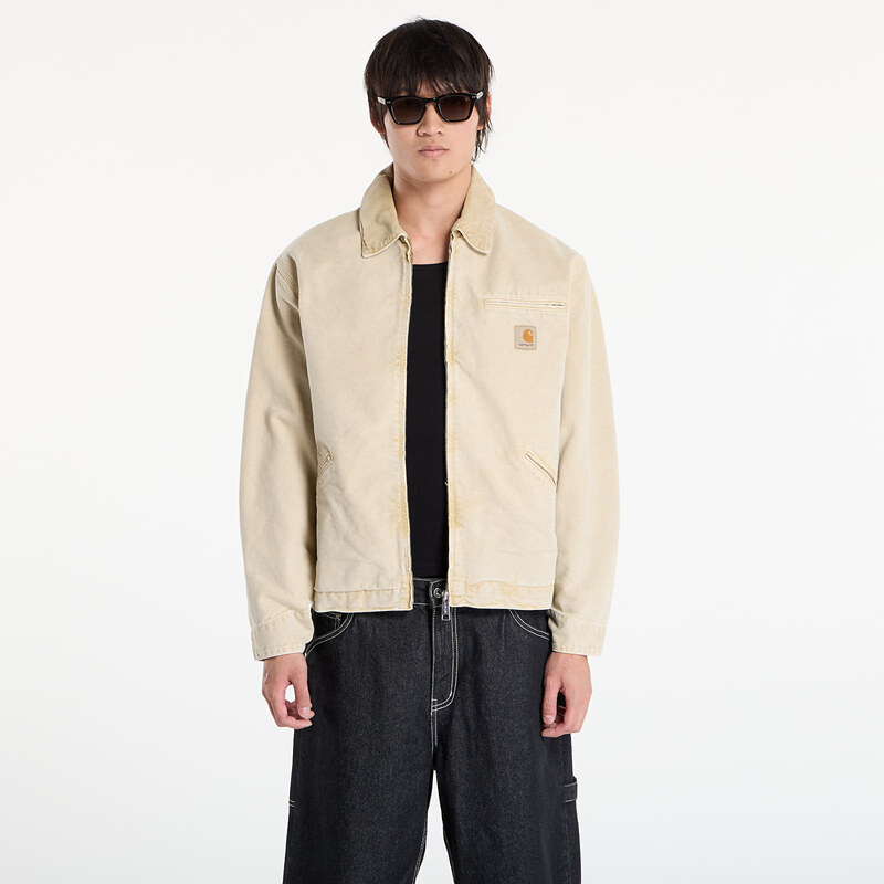 Bunda Carhartt WIP OG Detroit Jacket UNISEX Dusty H Brown Chalk Wash 64728096