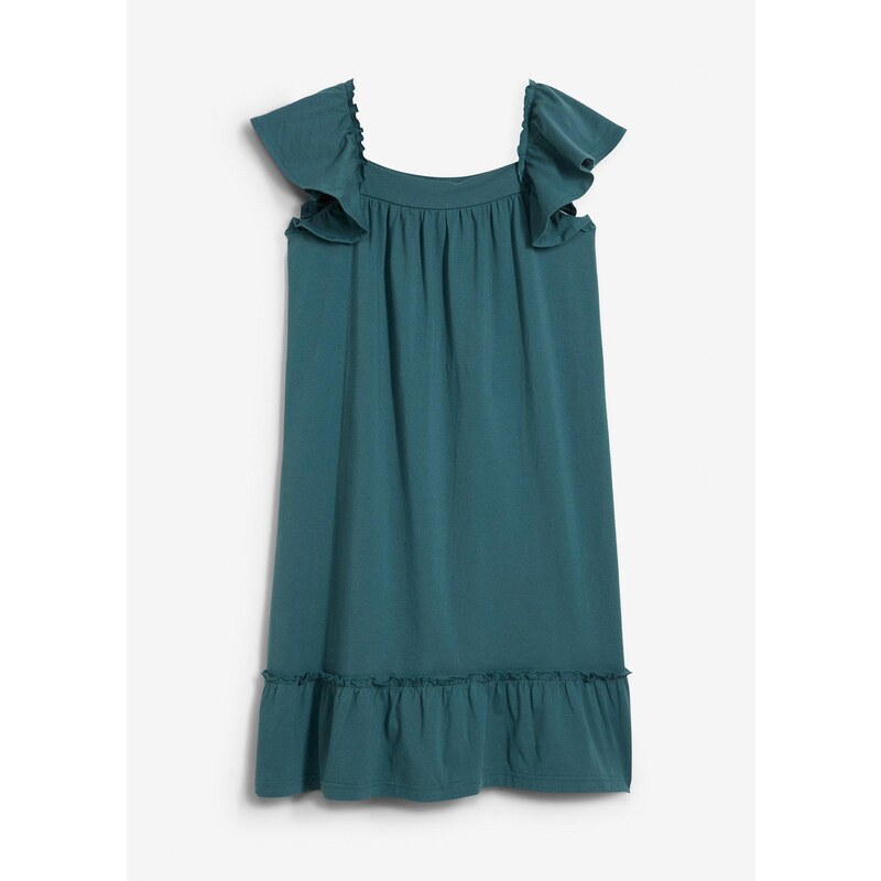 bonprix Džersejové šaty z elastického mixu bavlny, farba modrá 64727950