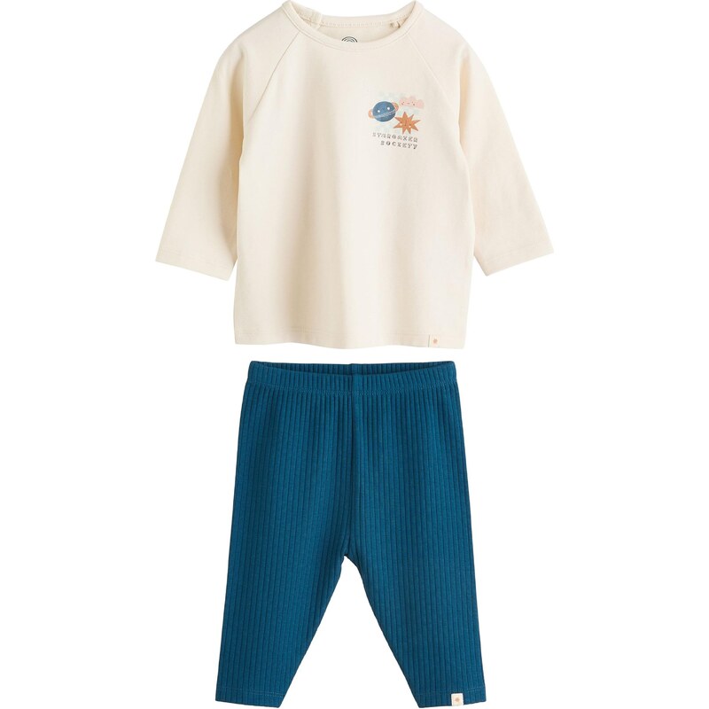 Next Set krémová / ultramarínová / svetloružová / čierna 65653182