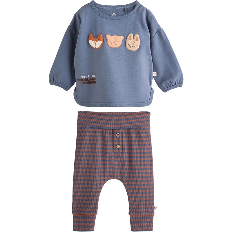 Next Set modrosivá / gaštanová / hnedá / tmavooranžová 65653553