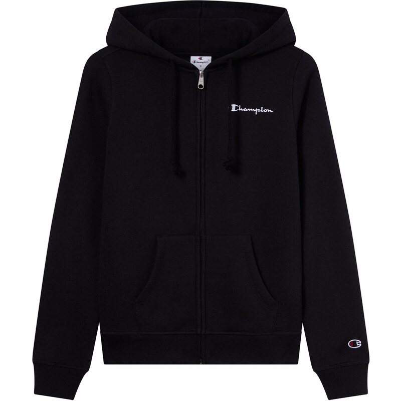 Champion Authentic Athletic Apparel Tepláková bunda čierna / biela 65253433