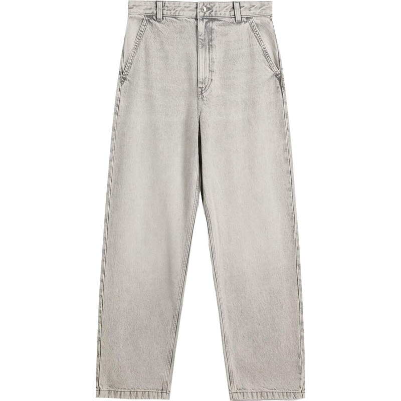 Bershka Džínsy sivý denim 66222277