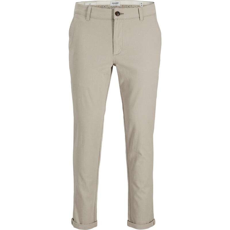 JACK & JONES Chino nohavice JJMarco JJFury tmelová 64732011
