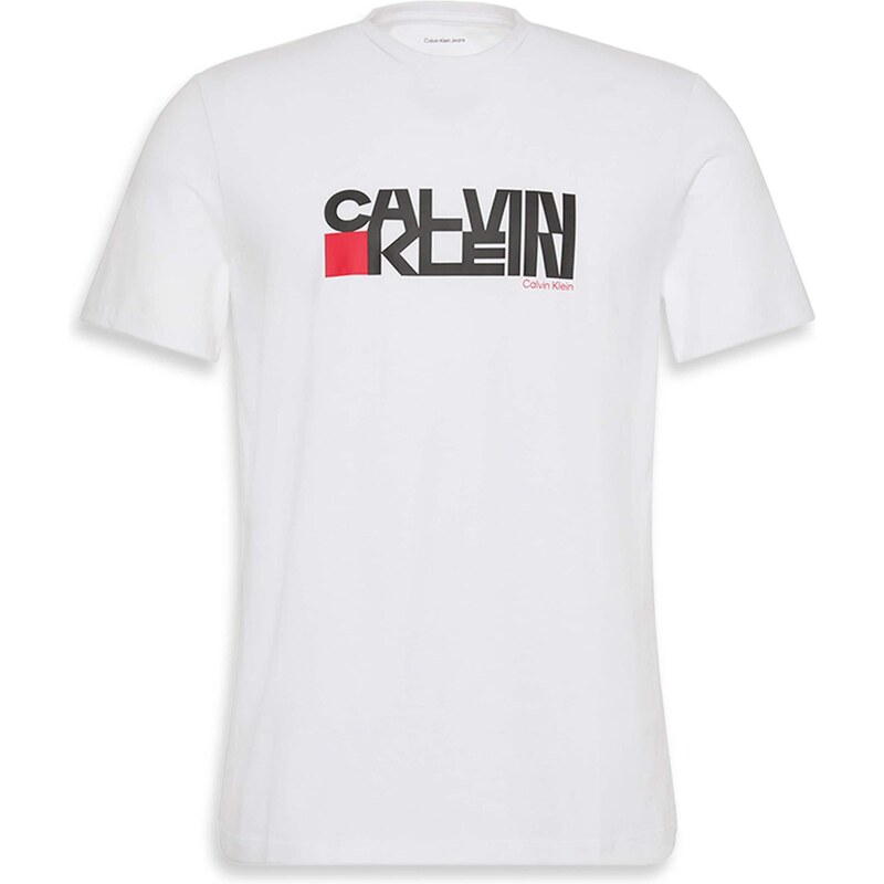 Calvin Klein Jeans Tričko červená / čierna / biela 64732026