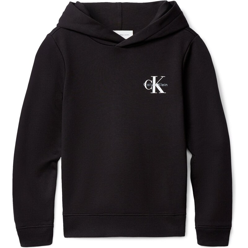 Calvin Klein Jeans Mikina čierna / biela 64766037