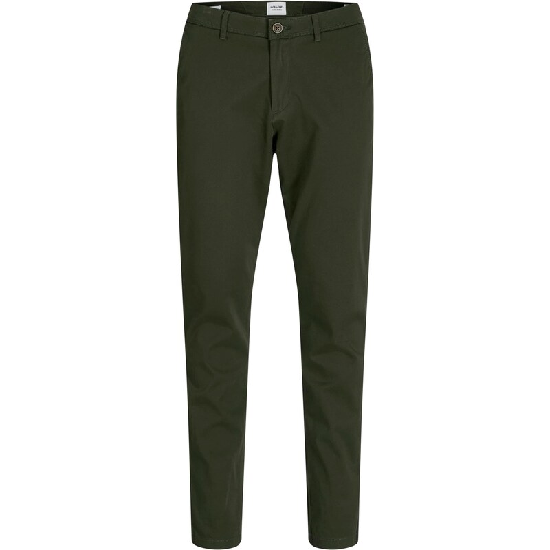 JACK & JONES Chino nohavice JJIMARCO JJBOWIE tmavozelená 64746819