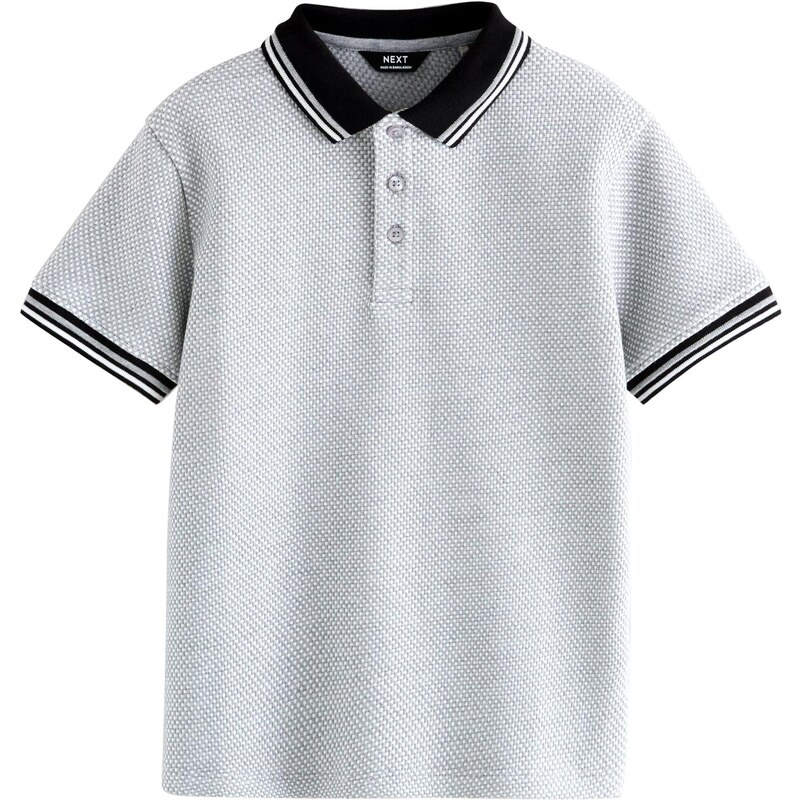 Next Tričko sivá / čierna / biela 65879831