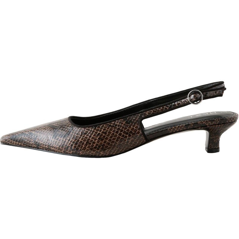 Next Lodičky s otvorenou pätou Forever Comfort hnedá / tmavohnedá 65882675