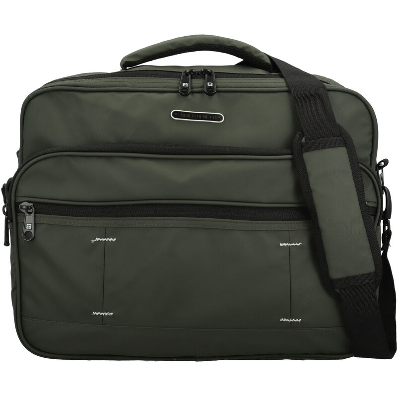 Pánska taška cez rameno zelená - Enrico Benetti Kerim zelená 64732219