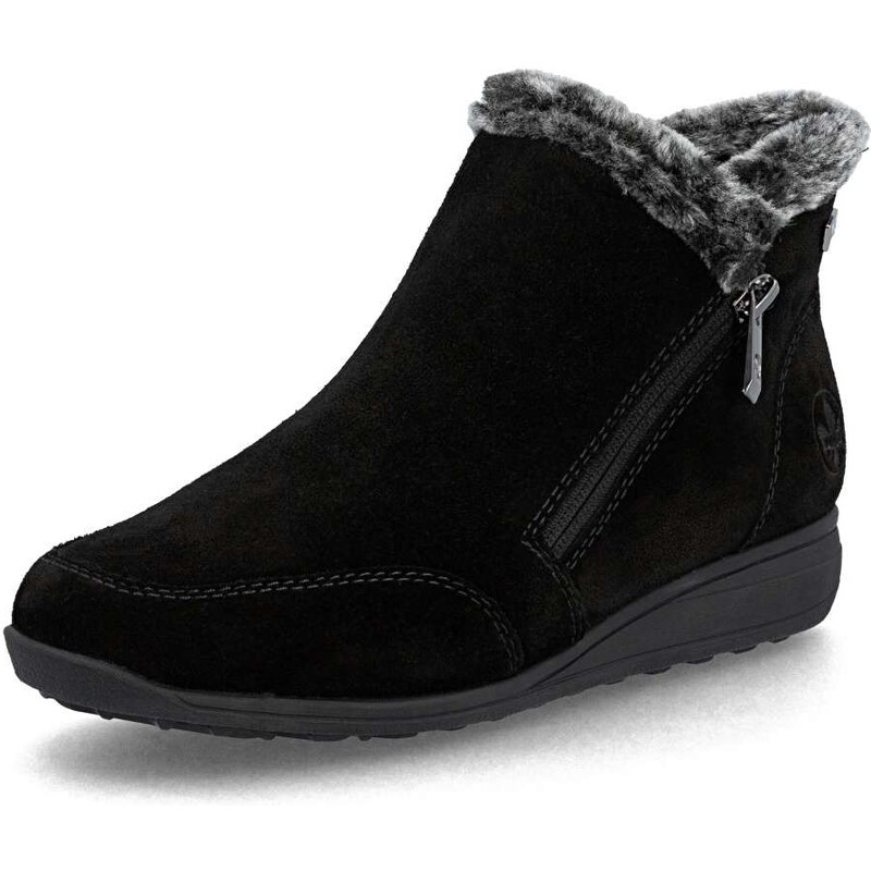 Dámska členková obuv RIEKER 47256-00 čierna W5 64730481