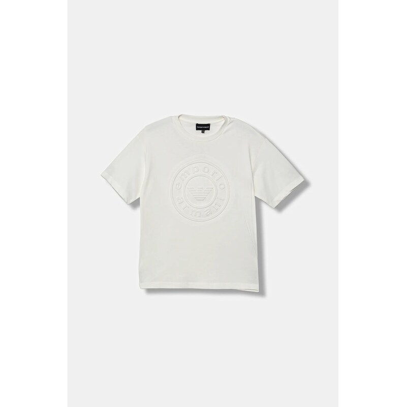 Detské bavlnené tričko Emporio Armani 64731562
