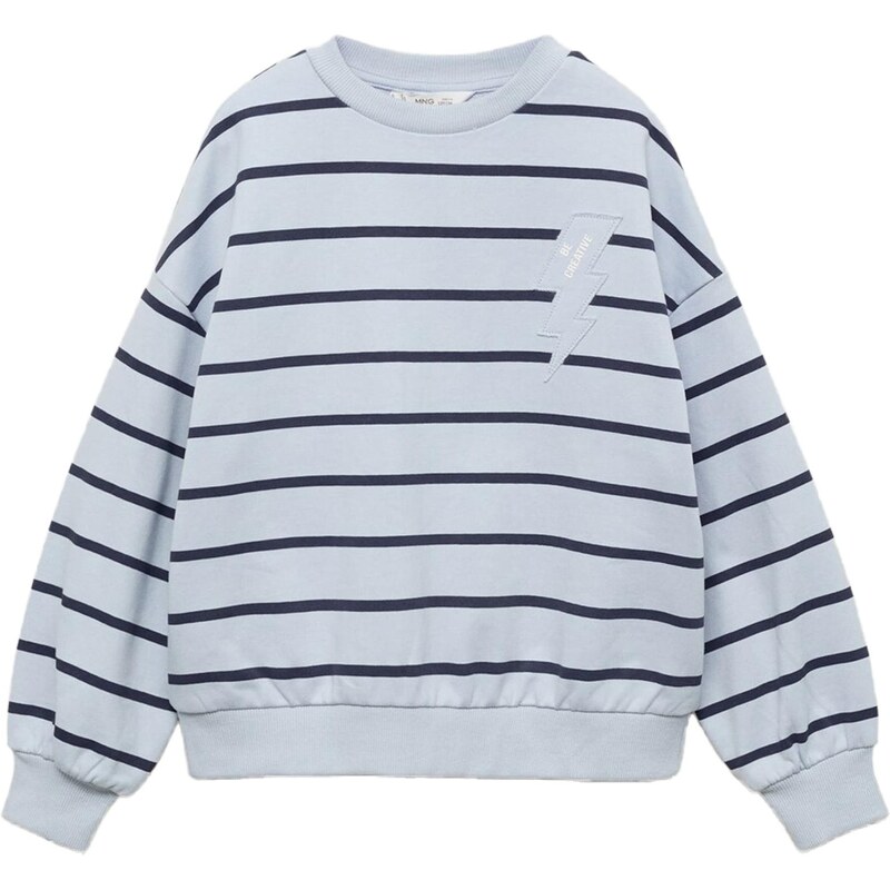 MANGO KIDS Mikina RAYO námornícka modrá / modrosivá 65656387