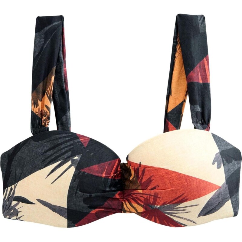 Next Bikinový top krémová / antracitová / grafitová / hrdzavo červená 65656870