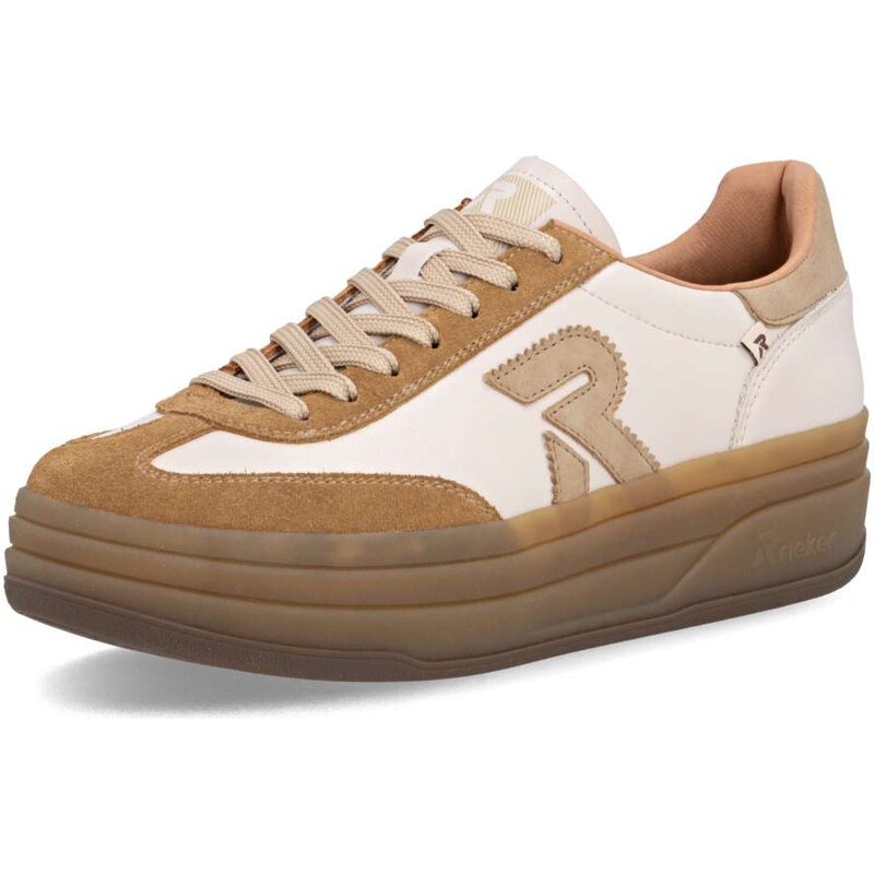 Dámske tenisky RIEKER W3700-62 béžová W5 64732267