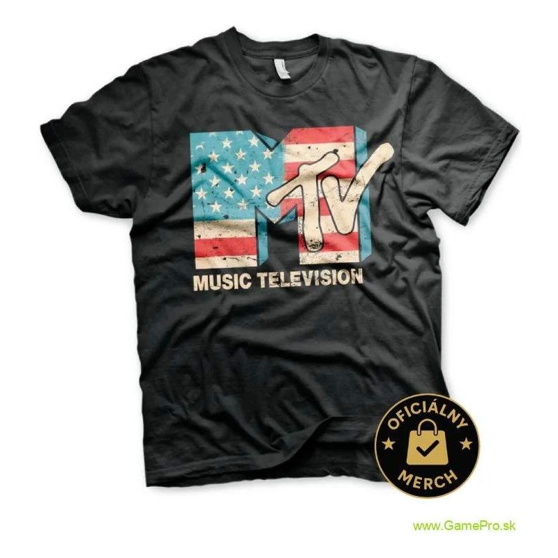 Hybris MTV Distressed USA Flag (tričko) 64737654