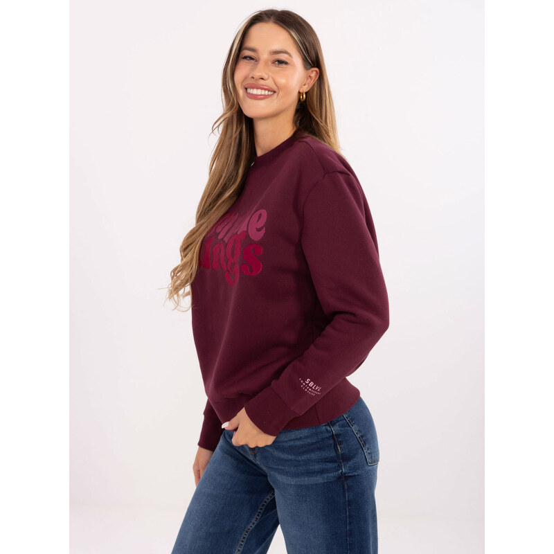 Sublevel Sweatshirt-D10608BC02801A4NO-burgundy 64794494