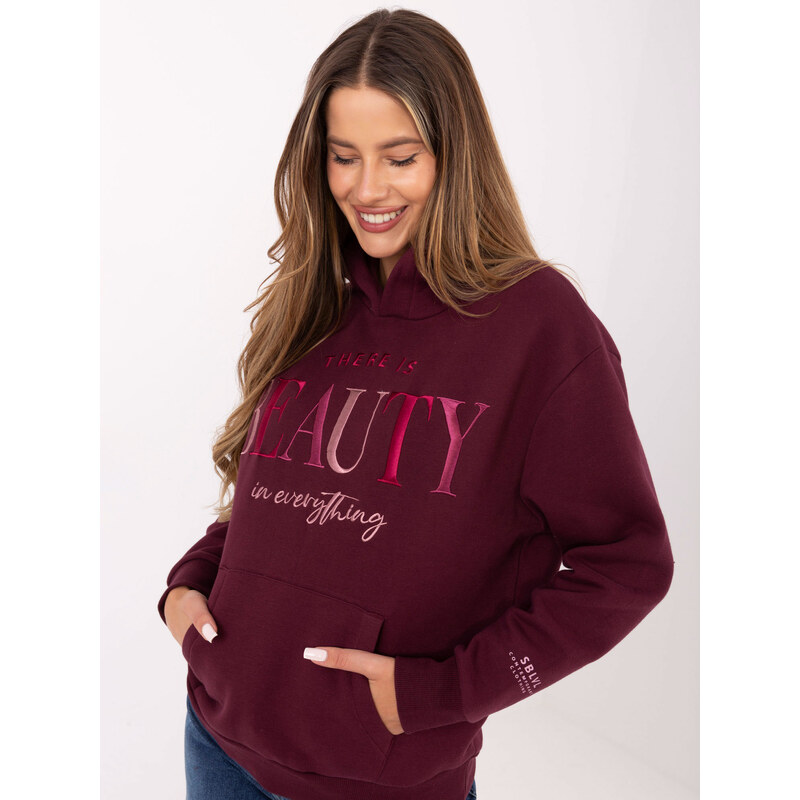 Sublevel Sweatshirt-D10608BC02802A4NO-burgundy 64794503