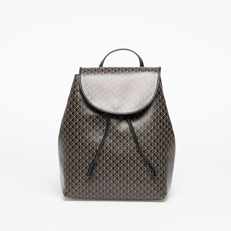 Batoh Calvin Klein Emblem Aop Flap Backpack Black Universal 64741883