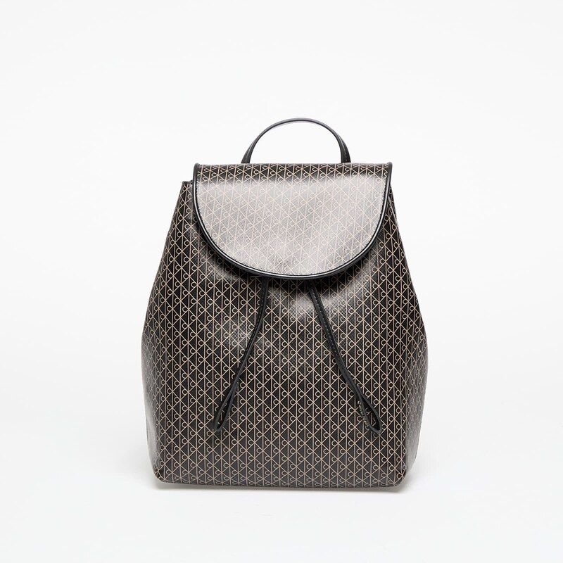 Batoh Calvin Klein Emblem Aop Flap Backpack Black Universal 64739986