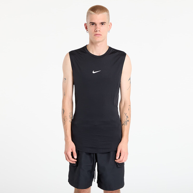 Nike Pro Mens Dri-FIT Tight Sleeveless Fitness Top Black/ White M 64739953