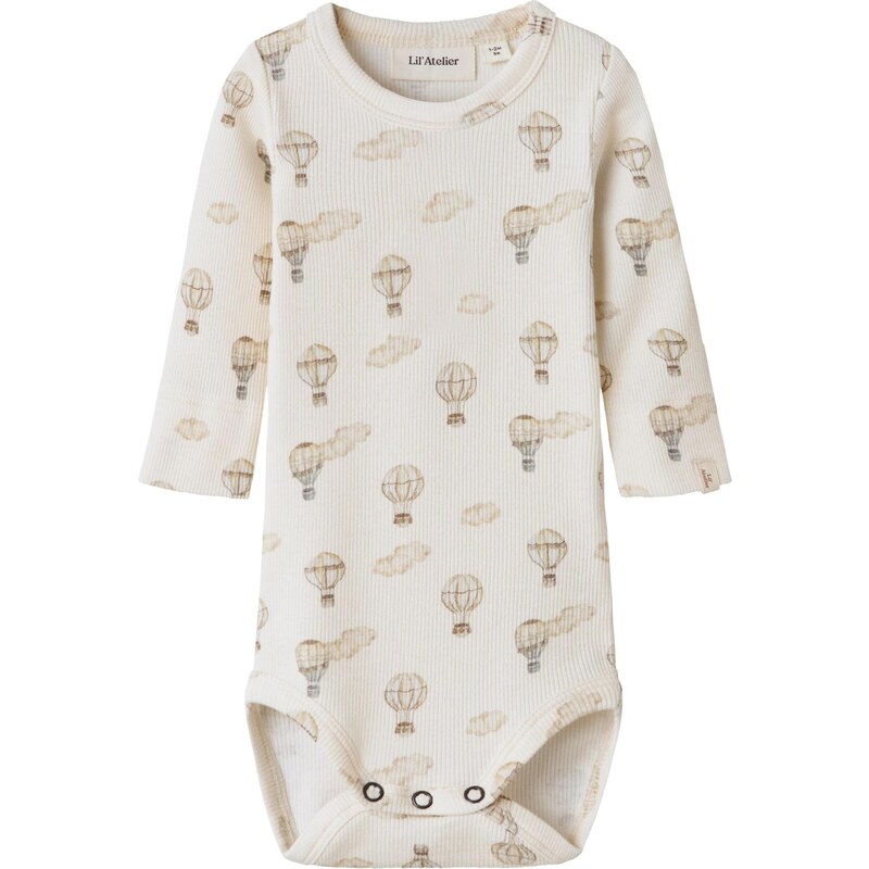 NAME IT Body Gavo krémová / brokátová / tmavosivá 60868196