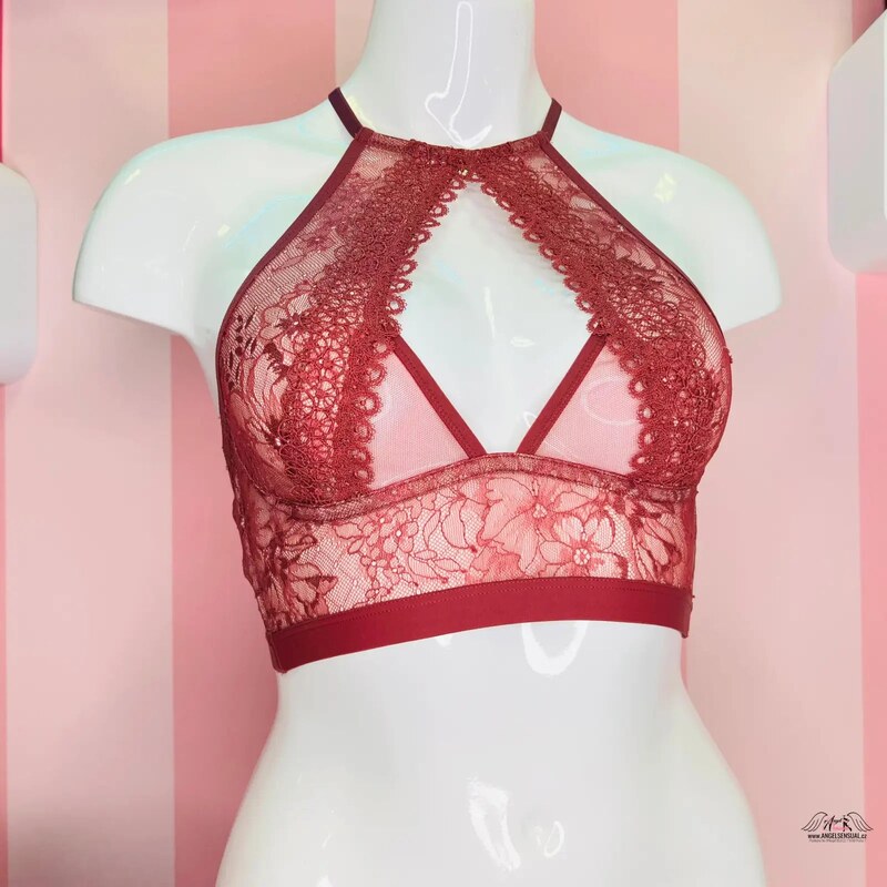 Victorias Secret Zvodne strihaná krajková braletka odhalená ako Agent 46574525