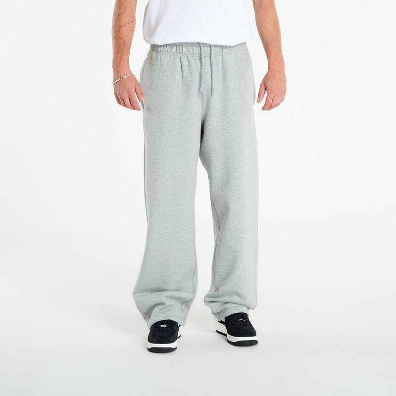 Tepláky Nike Solo Swoosh Mens Fleece Open-Hem Pants Dk Grey Heather/ 64523294