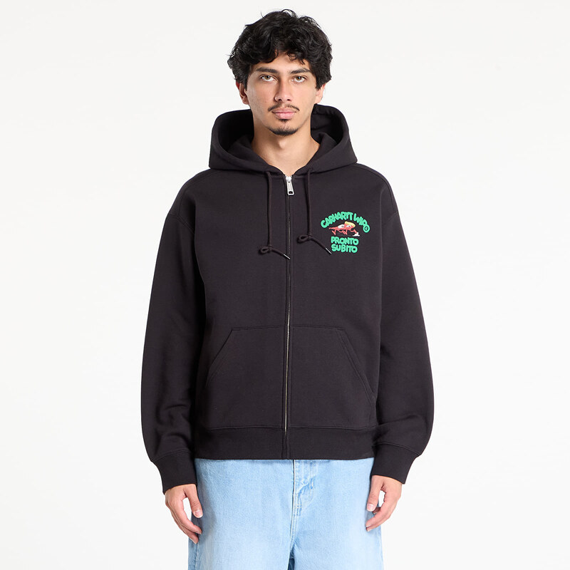 Mikina Carhartt WIP Hooded Pronto Sweat Jacket Black XS 64599923