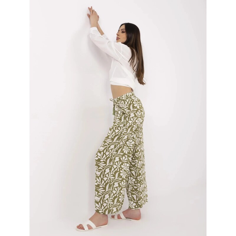 FPrice Nohavice D73771M62237H olivovo zelené 64742965