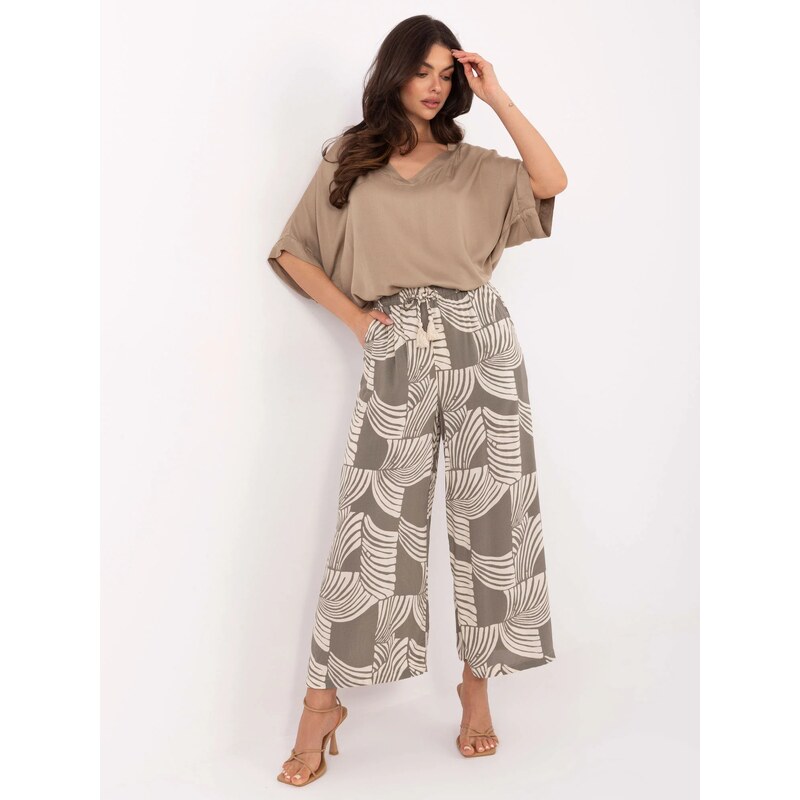 FPrice Nohavice D73771M62237G khaki 64743151