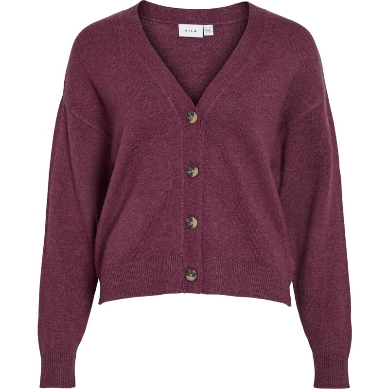 VILA Kardigán Viril baklažánová 64746835