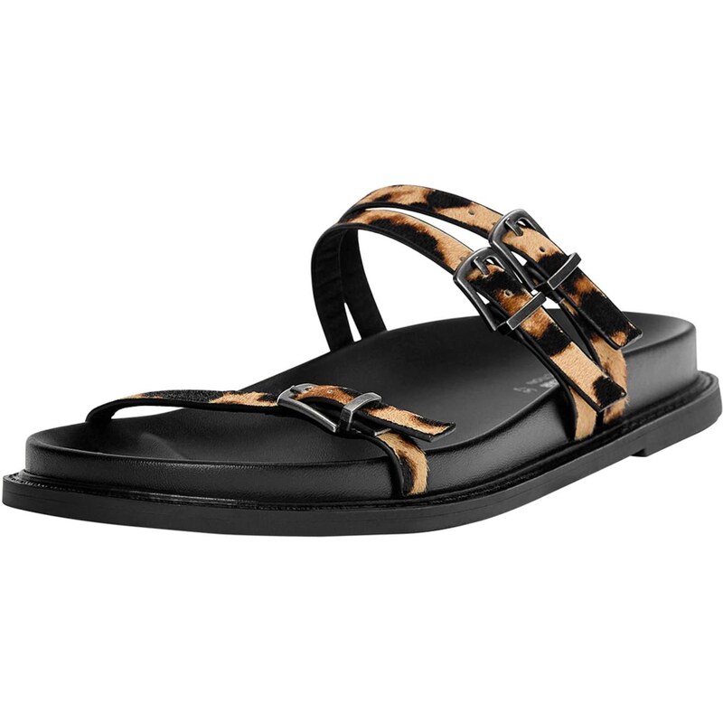 Pull&Bear Šľapky béžová / hnedá / čierna 65885540