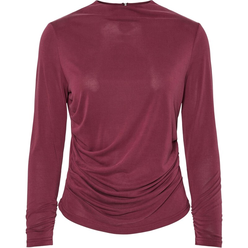 YAS Tričko YASLysa vínovo červená 64907854