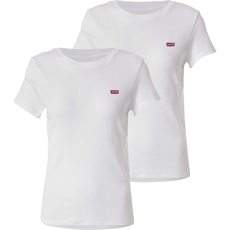 LEVIS Tričko Essential Tee (2-Pack) biela 65043454