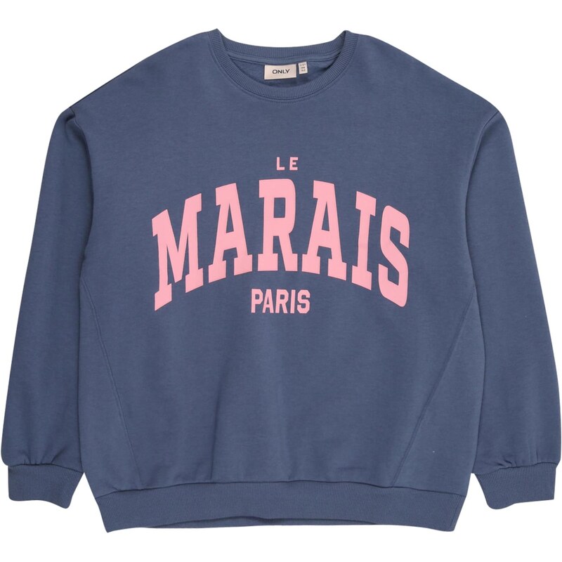ONLY GIRLS Mikina námornícka modrá / ružová 64746927