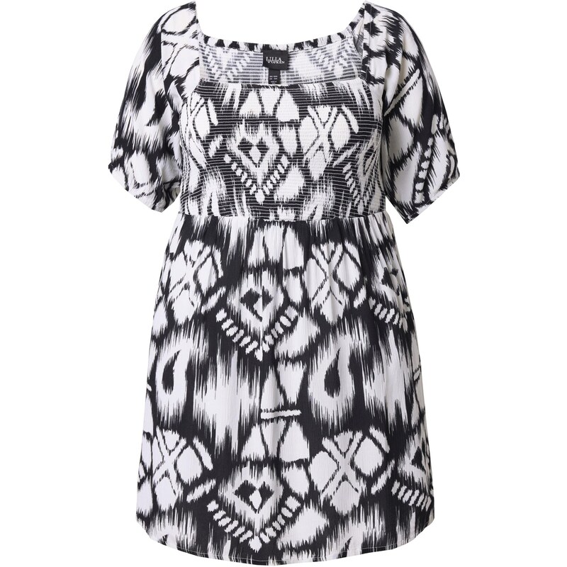 Ulla Popken Blúzka čierna / biela 64818491