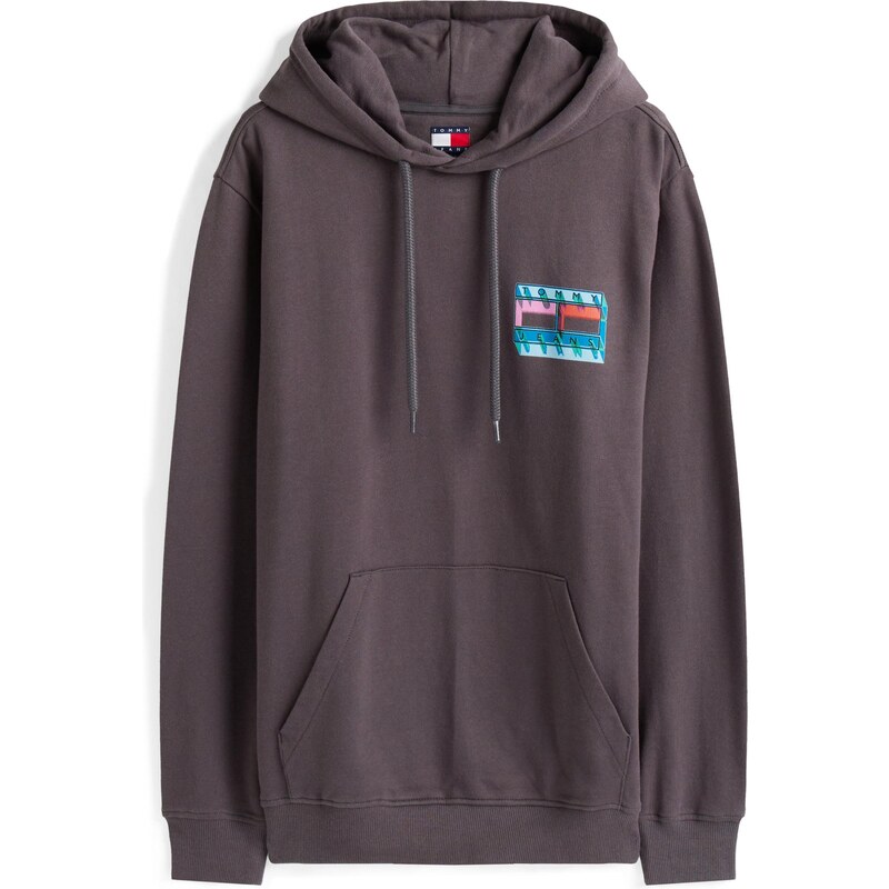 Tommy Jeans Mikina svetlomodrá / ružová / červená / čierna 64746759