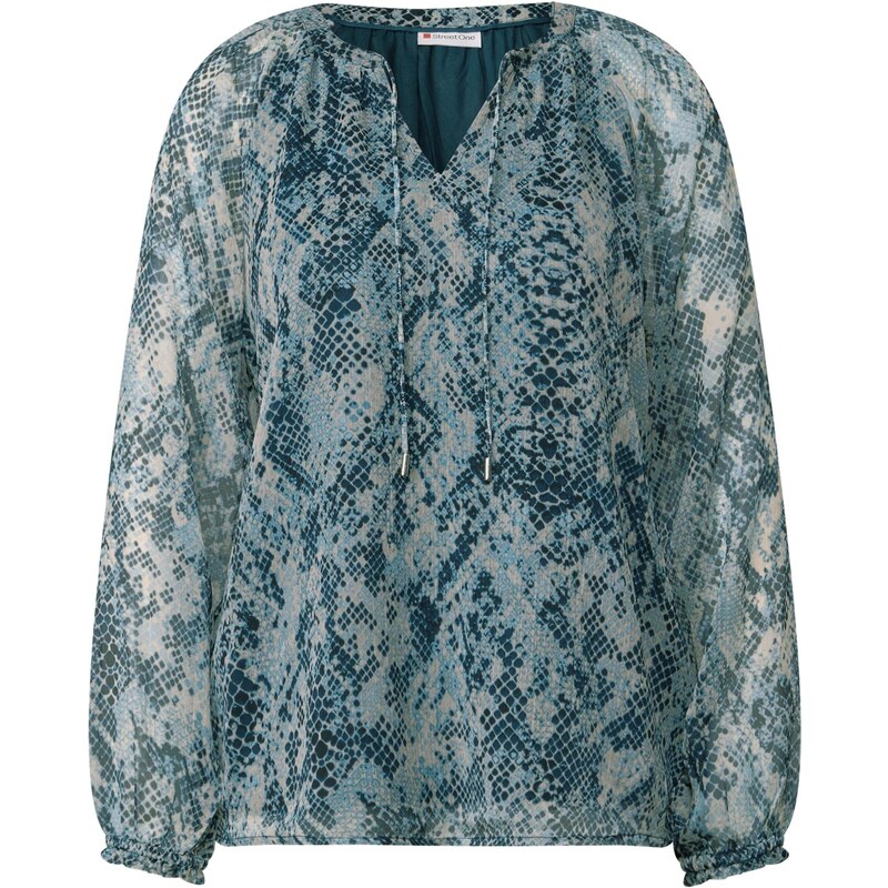 STREET ONE Blúzka tmelová / modrozelená / svetlomodrá 64746840