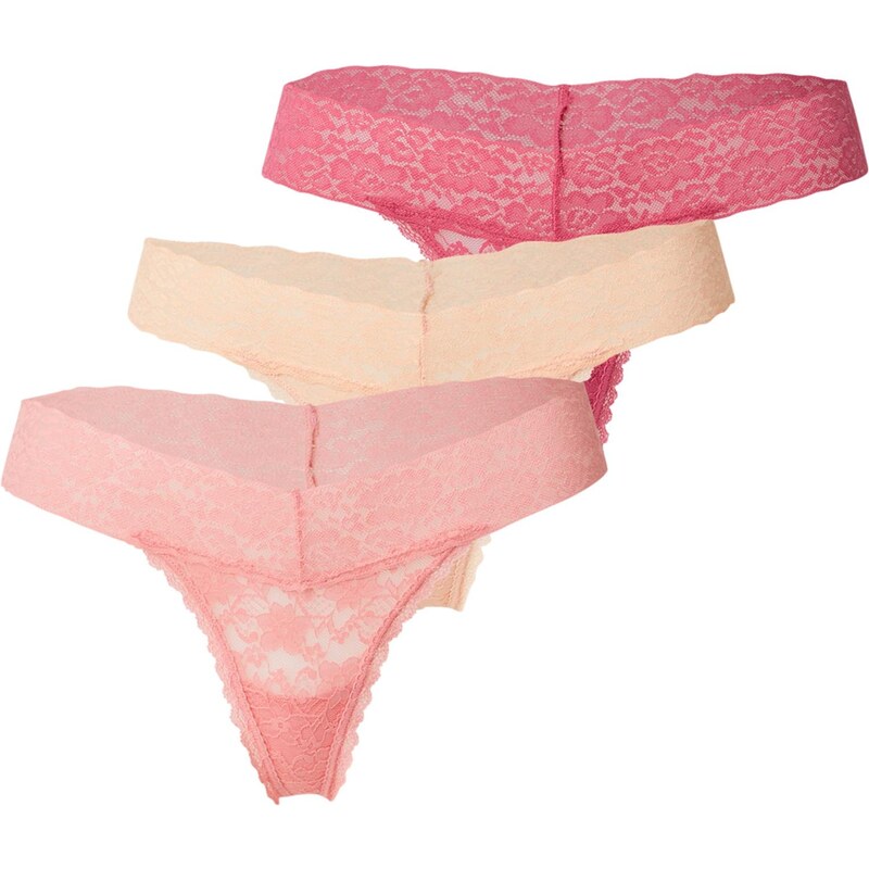 GUESS Tangá purpurová / púdrová / staroružová 64766052