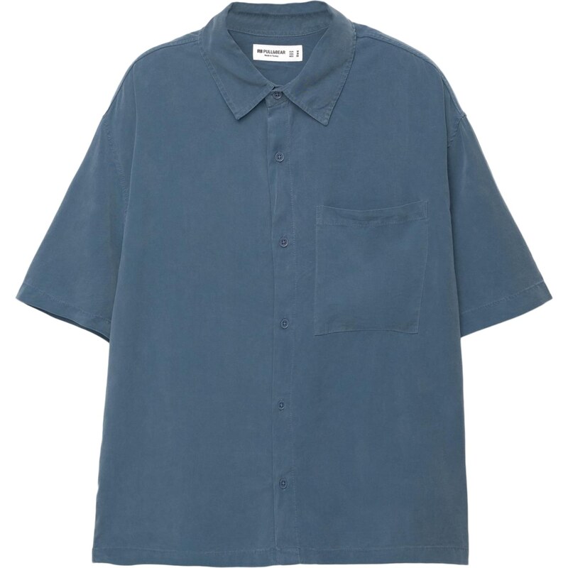 Pull&Bear Košeľa zafírová 65885549