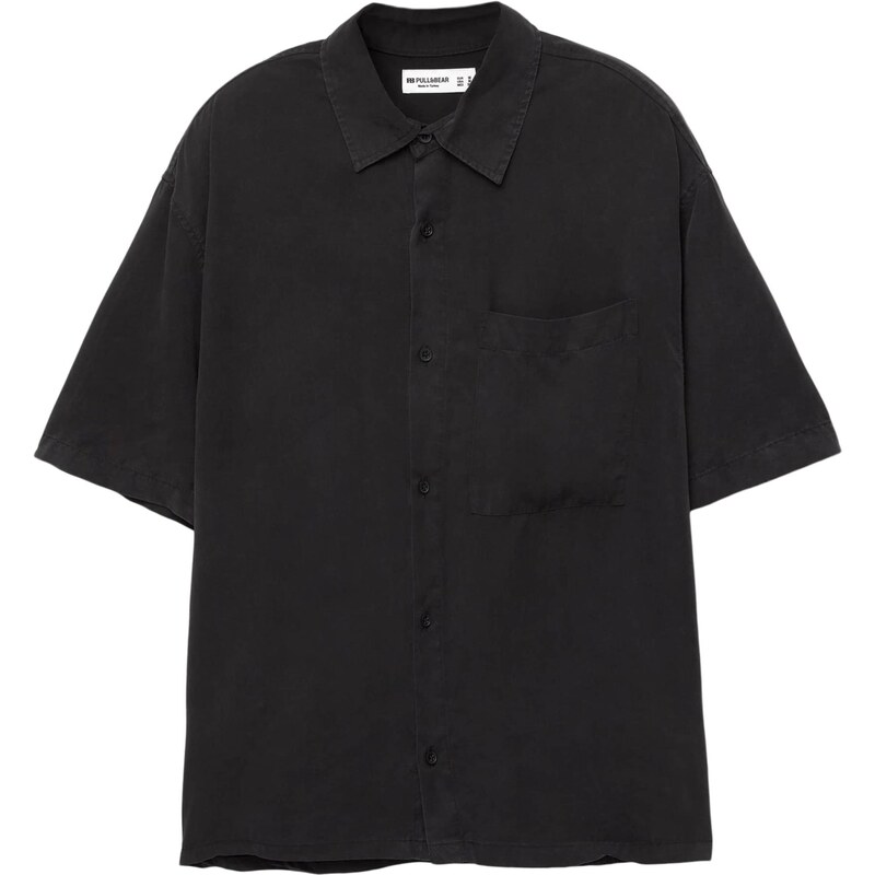 Pull&Bear Košeľa čierna 65885554