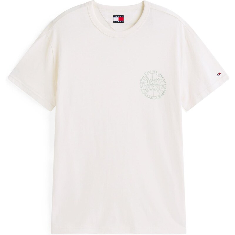 Tommy Jeans Tričko zelená / biela 64757953