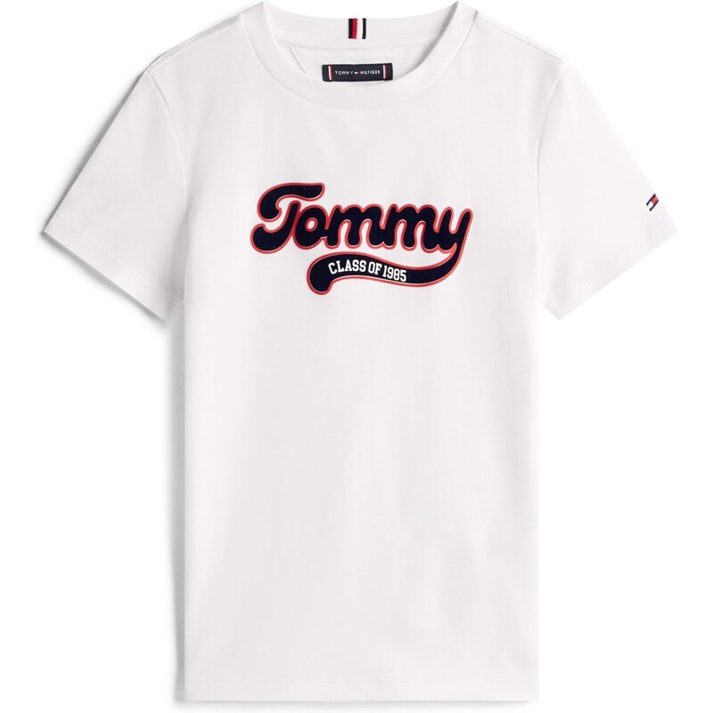 TOMMY HILFIGER Tričko VARSITY červená / čierna / biela 64757988